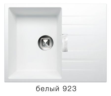 Мойка TOLERO TL-650 №923 (белый) 650*500мм