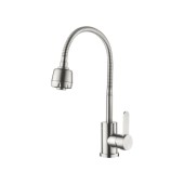 L74304 Смеситель для кухни из НЕРЖ с гибким изливом