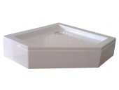 ДАНА Поддон акриловый 1021В 90*90 низкий,трапеция с сифоном