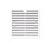 Решетка ДОМОВЕНТ ДВ 205*205(с сеткой)