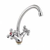 L4119-2 Смеситель для кухни крест на гайке L4119-2 Смеситель для кухни крест на гайке