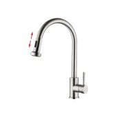 L76005 Смеситель для кухни с выдвижной лейкой нержавейка