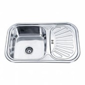 L 67549-L Мойка 75*49*18 ДЕКОР,0,8мм (1393)