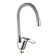 Е3727Н-7 Смеситель для кухни с гибким изливом серый