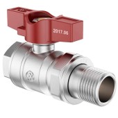 MIRAYA  Кран шаровый со сгоном 1/2" (бабочка) MIRAYA  Кран шаровый со сгоном 1/2" (бабочка)