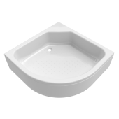 ТРИТОН Поддон акриловый 100*100*32 см средний полукруг глубина 20 см с сифоном