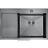 К37851B(R) GERHANS Мойка PVD графит кухонная премиум (780х510) К37851B(R) GERHANS Мойка PVD графит кухонная премиум (780х510)