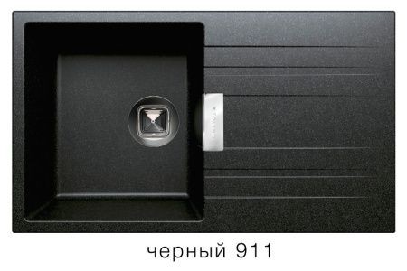 Мойка TOLERO TL-750 №911 (чёрный) 750*500мм