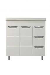 Тумба LORANTO CТИЛЬ СОЛО 80/3 (800*850*435) с фрезер. с раковиной Monte 80 Тумба LORANTO CТИЛЬ СОЛО 80/3 (800*850*435) с фрезер. с раковиной Monte 80