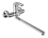 Е7428 Смеситель для ванны с длинным изливом (30см)