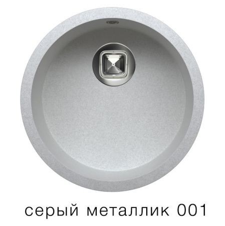 Мойка TOLERO R-104 №001 (серый металлик) d 43,5см