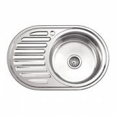 L 67750-R Мойка 77*50*18 ДЕКОР 0,8мм