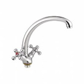 L4219-2 Смеситель для кухни крест на гайке L4219-2 Смеситель для кухни крест на гайке