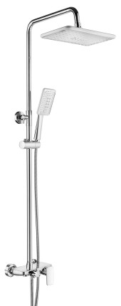 L2421 Душевая система с тропическим душем, хром