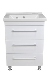 Тумба LORANTO МОДЕРН 60/3Н (600*850*435) с раковиной МИРАНДА 60 Тумба LORANTO МОДЕРН 60/3Н (600*850*435) с раковиной МИРАНДА 60