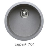 Мойка TOLERO R-104 №701 (серый) d 43,5см Мойка TOLERO R-104 №701 (серый) d 43,5см