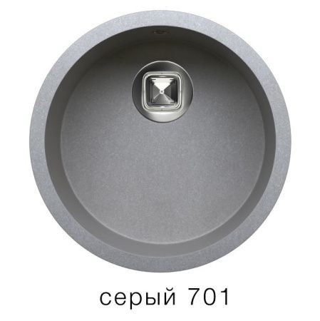 Мойка TOLERO R-104 №701 (серый) d 43,5см