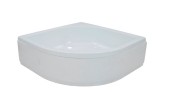 ТРИТОН Поддон акриловый 90*90*32см. средний,полукруглый глубина 20см с сифоном