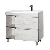 Тумба БЕРЛИН напольная 90 ПРАВ (2 ящ./ниша) РLUS СОНАТА под умыв.Rovenna90 Тумба БЕРЛИН напольная 90 ПРАВ (2 ящ./ниша) РLUS СОНАТА под умыв.Rovenna90