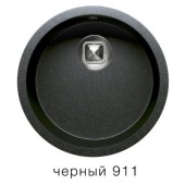 Мойка TOLERO R-104 №911 (черный) d 43,5см Мойка TOLERO R-104 №911 (черный) d 43,5см