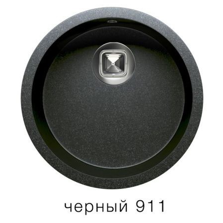 Мойка TOLERO R-104 №911 (черный) d 43,5см