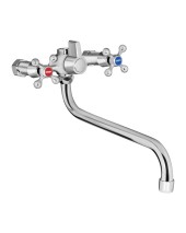 Е2005-311 Смеситель для ванны с длинным изливом (35см)