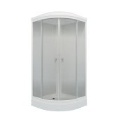 ТРИТОН Гидробокс Лайт 100*100*228 А,низ.подд.стекло ГРАДИЕНТ,профиль белый