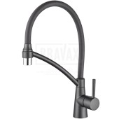 L4399U-12 Смеситель для кухни графит,гиб гусак