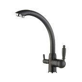 L4455F-3 Смеситель для кухни с фильтром.черный