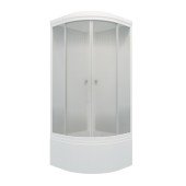 ТРИТОН Гидробокс Стандарт 90*90*216 Б,глуб.подд,стекло ЛАЙТ,профиль белый