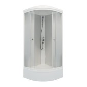 ТРИТОН Гидробокс Лайт 90*90*228 В,сред.подд,стекло Градиент,профиль белый