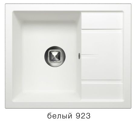 Мойка TOLERO R-107 №923 (белый) 60*50 см