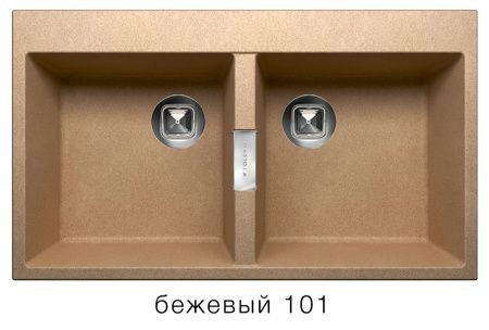 Мойка TOLERO TL-862 №101 (бежевый) 862*500мм