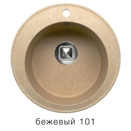 Мойка TOLERO R-108 №101 (бежевый) d=51 см