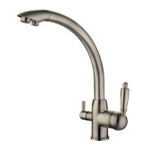 L4455С-3 Смеситель для кухни с фильтром.бронза