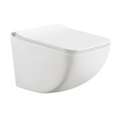 SOLE Унитаз подвесной DUO(безободковый,сидение дюропласт,микролифт)