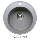 Мойка TOLERO R-108 №701 (серый) d=51 см Мойка TOLERO R-108 №701 (серый) d=51 см