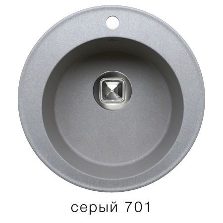 Мойка TOLERO R-108 №701 (серый) d=51 см
