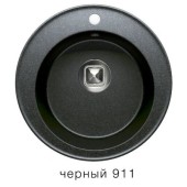 Мойка TOLERO R-108 №911 (черный) d=51 см Мойка TOLERO R-108 №911 (черный) d=51 см