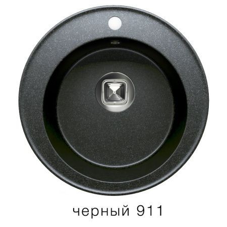 Мойка TOLERO R-108 №911 (черный) d=51 см