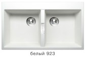 Мойка TOLERO TL-862 №923 (белый) 862*500мм Мойка TOLERO TL-862 №923 (белый) 862*500мм