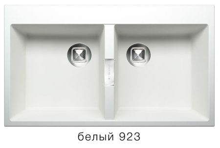 Мойка TOLERO TL-862 №923 (белый) 862*500мм