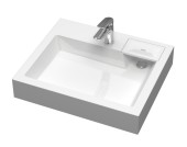 Мойка над стир. машиной MARBAXX V63 D1 Шарм 600*500*110 белый литьевой мрамор, с 2 кроншт. Мойка над стир. машиной MARBAXX V63 D1 Шарм 600*500*110 белый литьевой мрамор, с 2 кроншт.