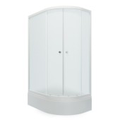 ТРИТОН Душевая кабина Риф 120*80*206 ЛЕВ В,сред.подд,стекло ГРЕЙС,профиль белый
