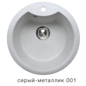 Мойка TOLERO R-108Е №001 (серый металлик) d=51 см Мойка TOLERO R-108Е №001 (серый металлик) d=51 см