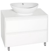 Тумба МОНАКО 80 со столешницей под умыв.Гамма 56 PLUS Белый/Бел Лакобель Тумба МОНАКО 80 со столешницей под умыв.Гамма 56 PLUS Белый/Бел Лакобель