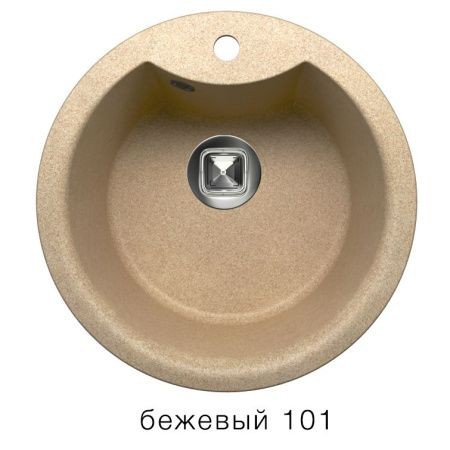 Мойка TOLERO R-108Е №101 (бежевый) d=51 см