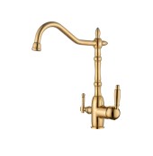 L4555G-3 Смеситель для кухни с фильтром,золото