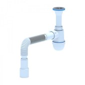 С 1010 Сифон Ани 1 1/4"40 с гибкой трубой 40х50 (тюльпан)