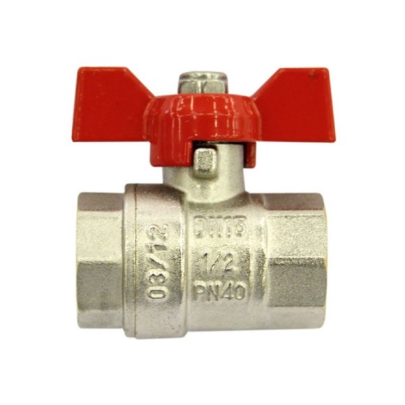 HLV  Кран шаровый  ВР 1/2" (бабочка)